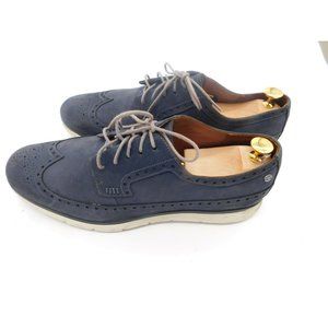 Timberland Mens Suede Defender Wing Tip Blue